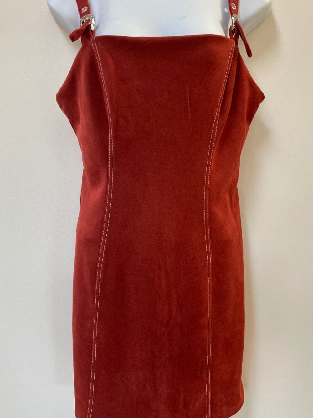 AUW Rust Jumper with Princess Seams, Size M